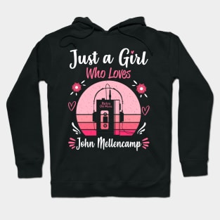 Just A Girl Who Loves John Mellencamp Retro Headphones Hoodie